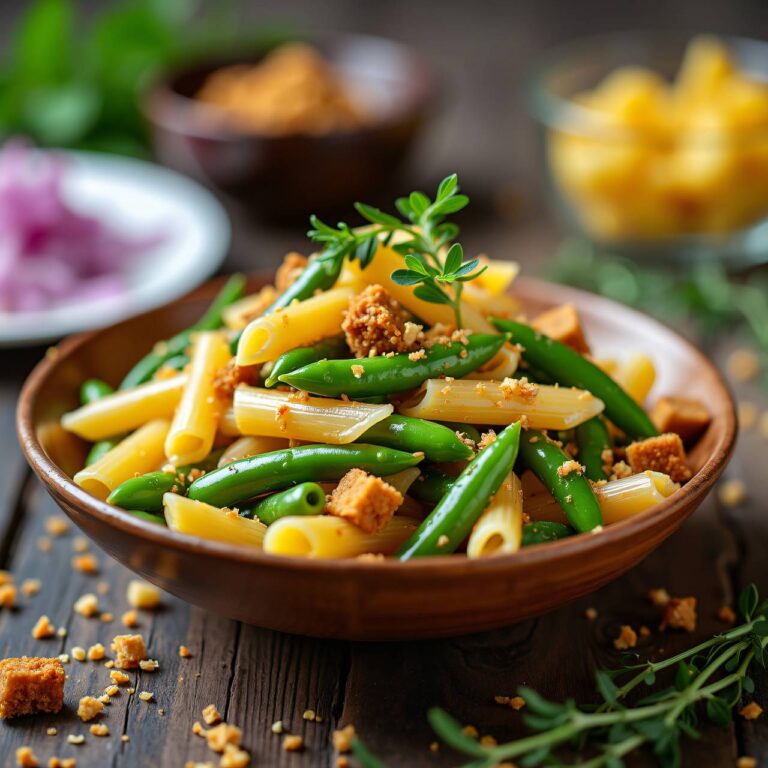 Pasta-Bohnen-Salat Rezept