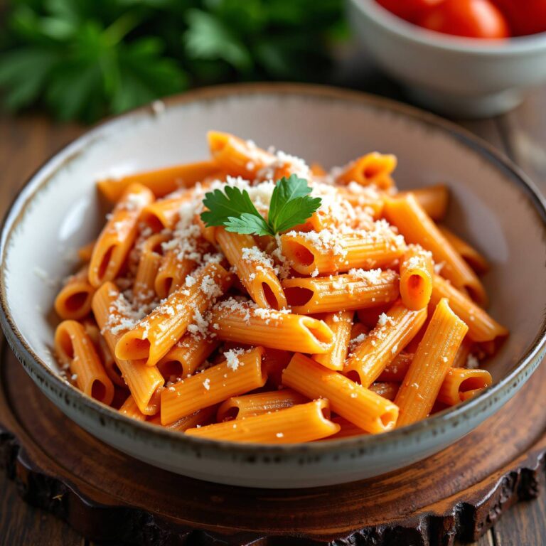 Penne alla vodka Rezept