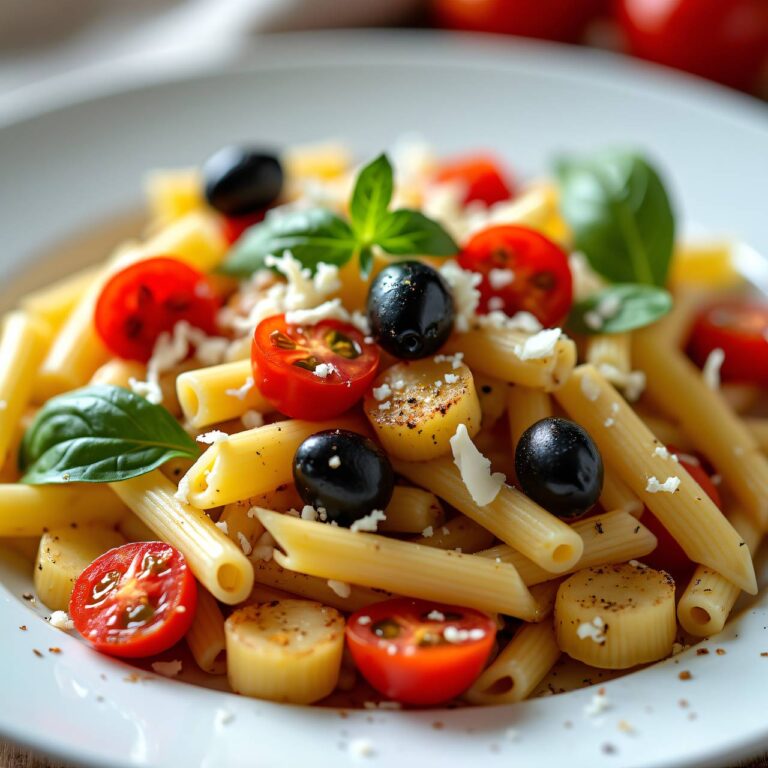 Penne-Kartoffelsalat mit Tomaten Rezept