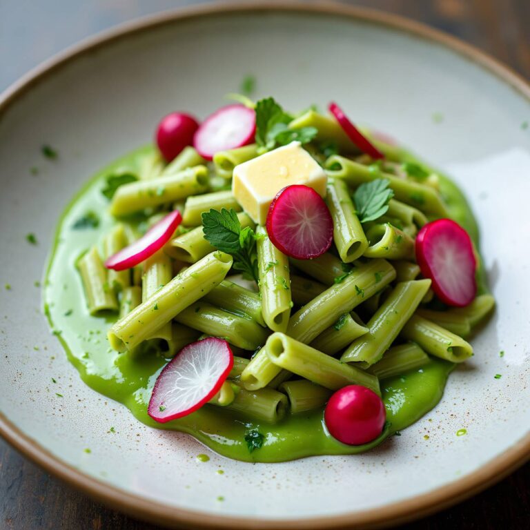 Penne mit Bärlauchrahm Rezept