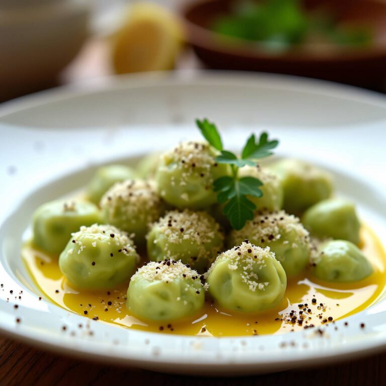 Petersilien-Gnocchi an Käsesauce Rezept