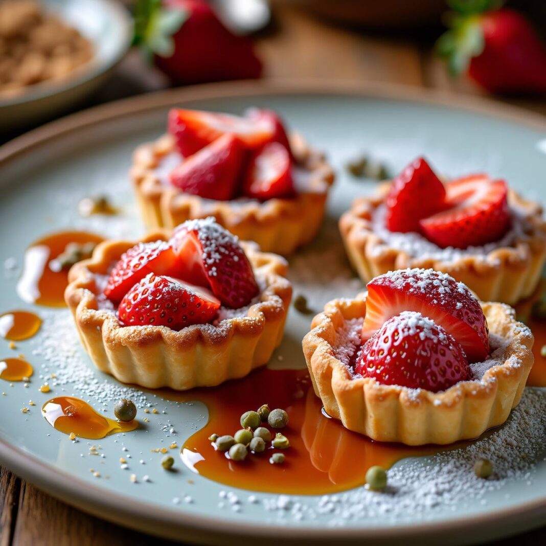Petit panachés de fraises Rezept Petit panachés de fraises Rezept