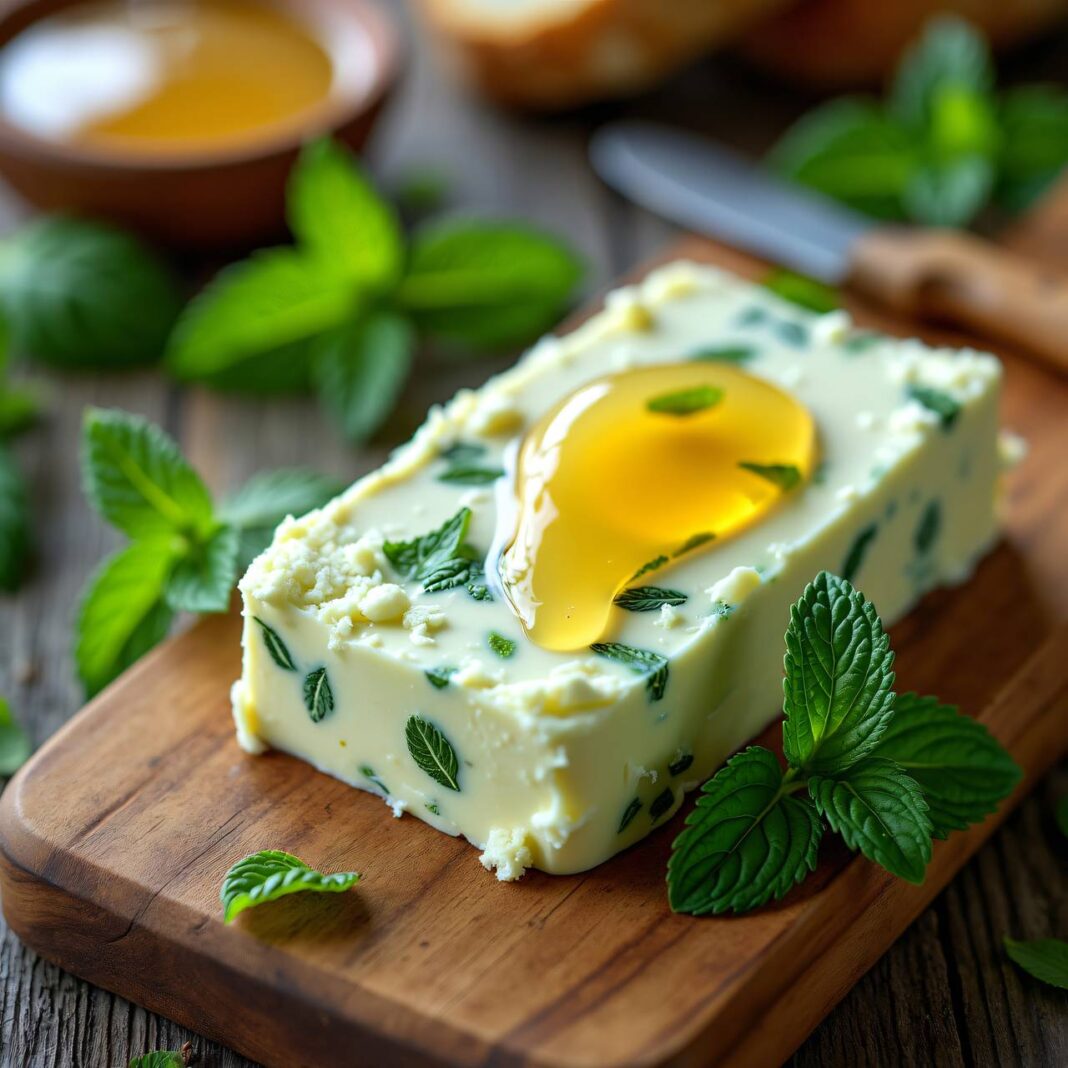 Pfefferminz-Butter Rezept Pfefferminz-Butter Rezept