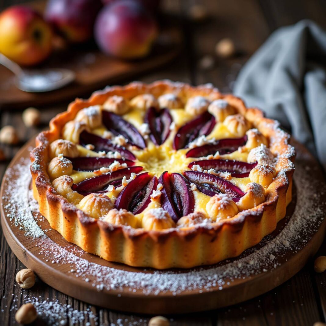 Pflaumen-Clafoutis (Blechkuchen) Rezept Pflaumen-Clafoutis (Blechkuchen) Rezept