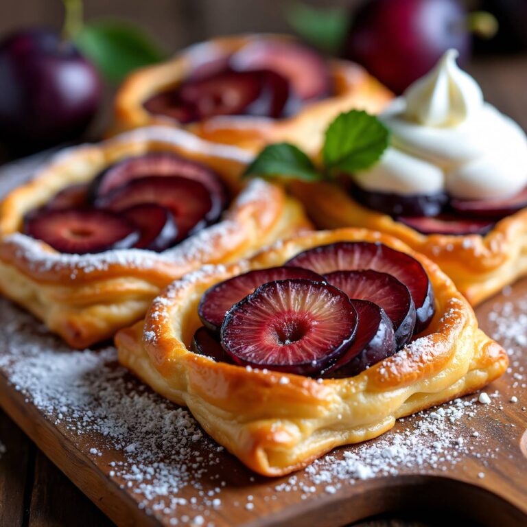 Pflaumen-Jalousien Rezept