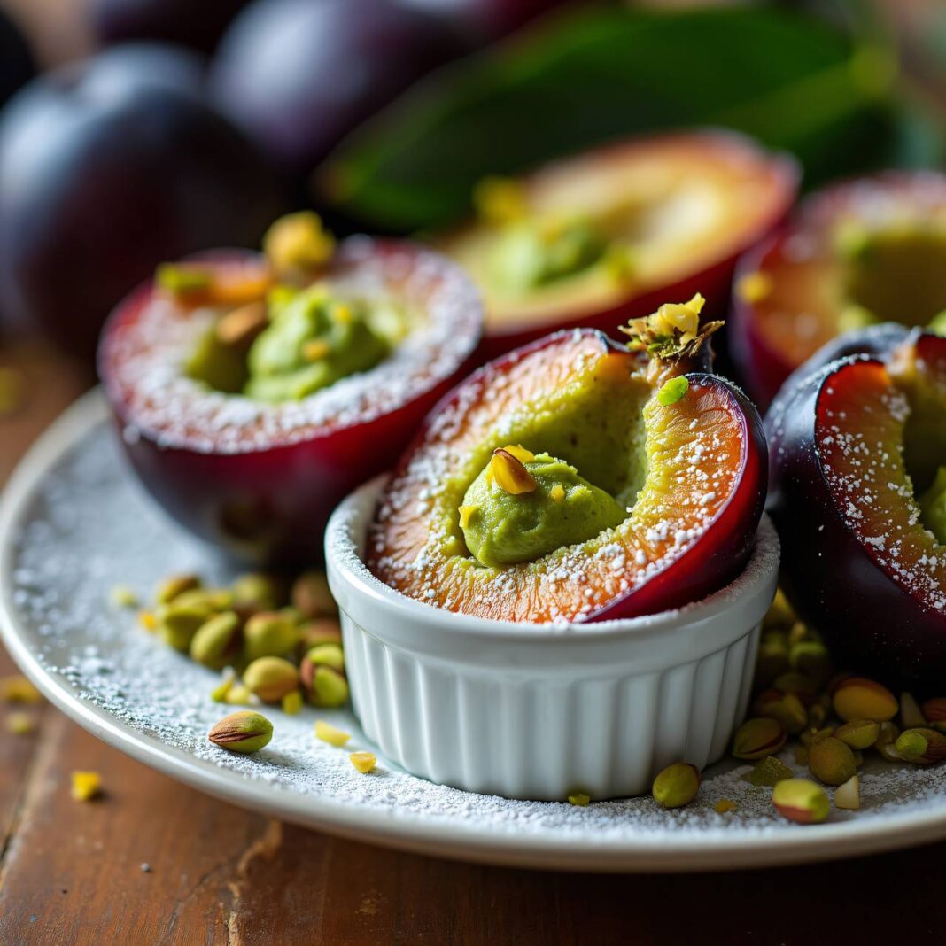 Pflaumen mit Pistazienfüllung Rezept Pflaumen mit Pistazienfüllung Rezept