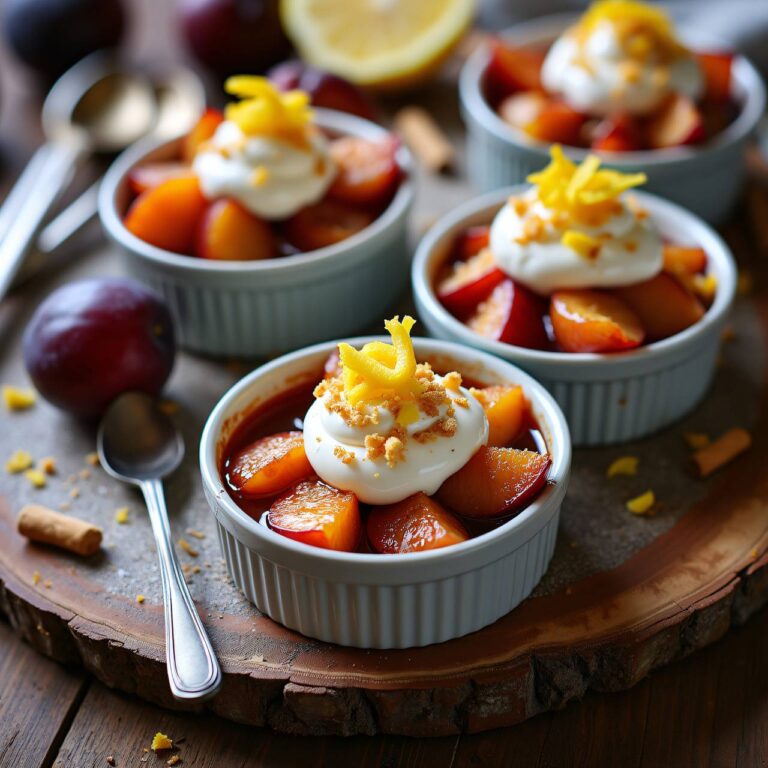 Pflaumen mit Quarkcreme Rezept