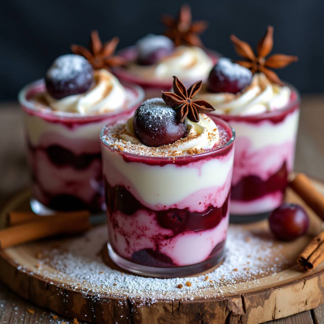 Pflaumen-Parfait Rezept Pflaumen-Parfait Rezept