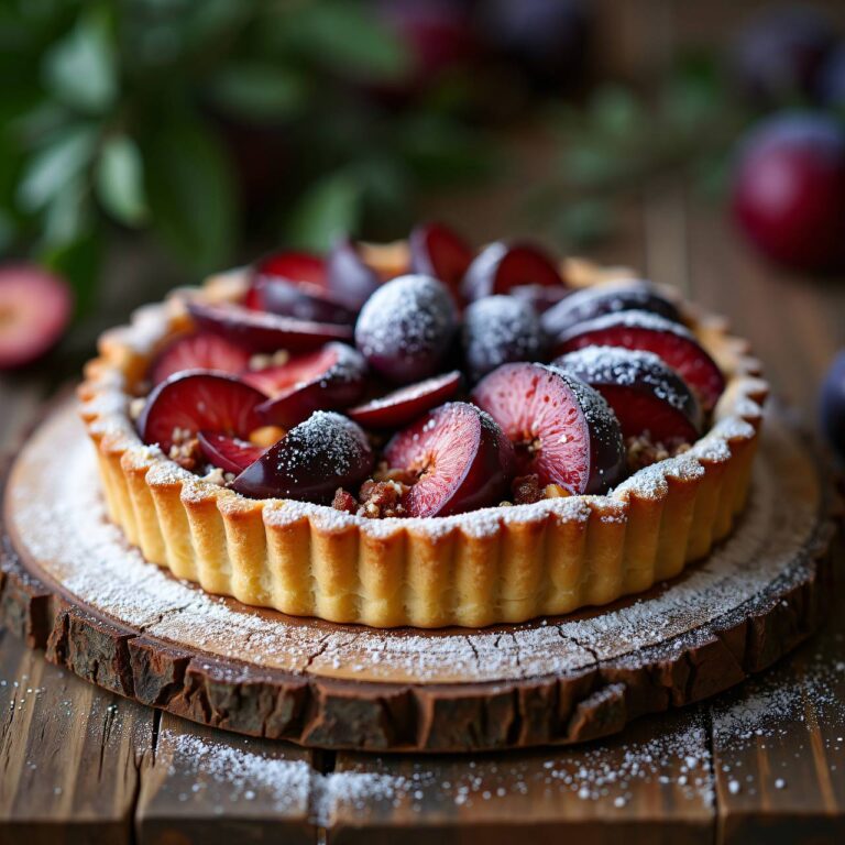 Pflaumen-Tarte Rezept