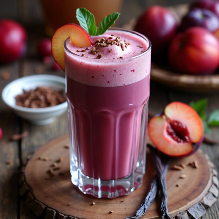 Pflaumen-Vanille-Drink Rezept