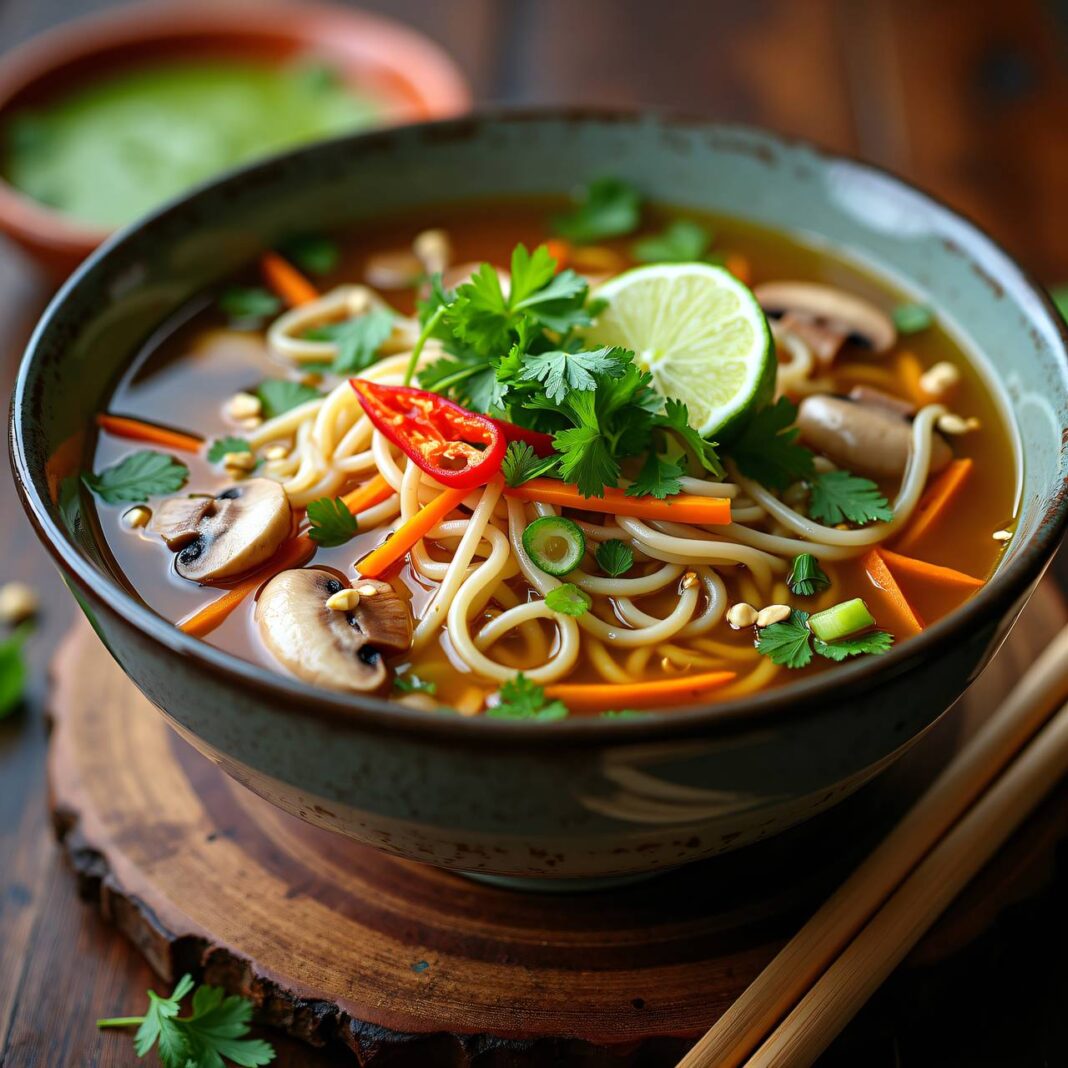 Pho (asiatische Nudelsuppe) Rezept Pho (asiatische Nudelsuppe) Rezept