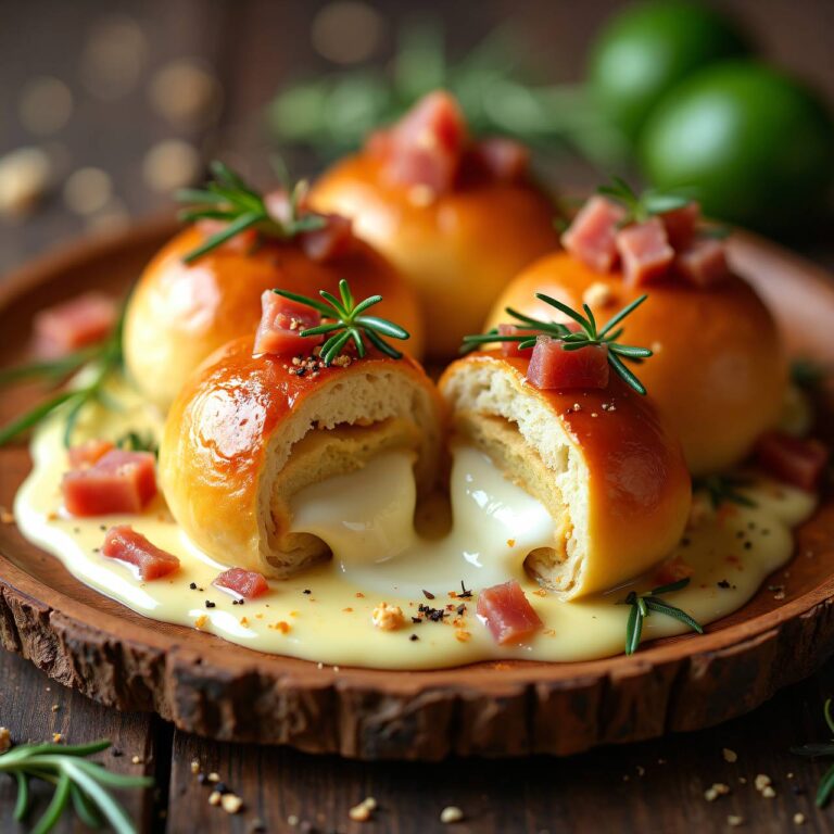 Pikante Mozzarella Dampfnudeln Rezept