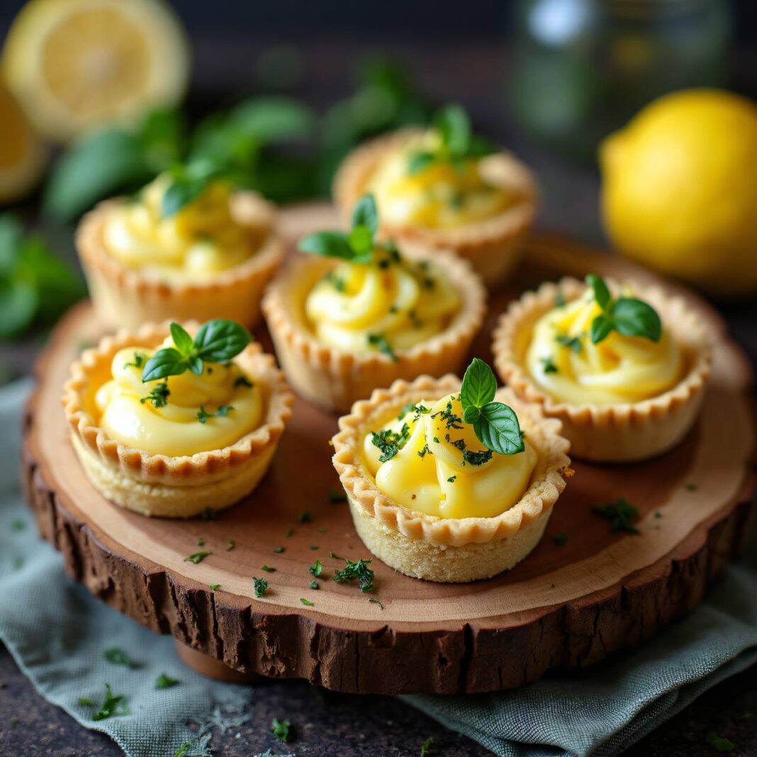 Pikante Zitronenmelisse-Törtchen Rezept Pikante Zitronenmelisse-Törtchen Rezept