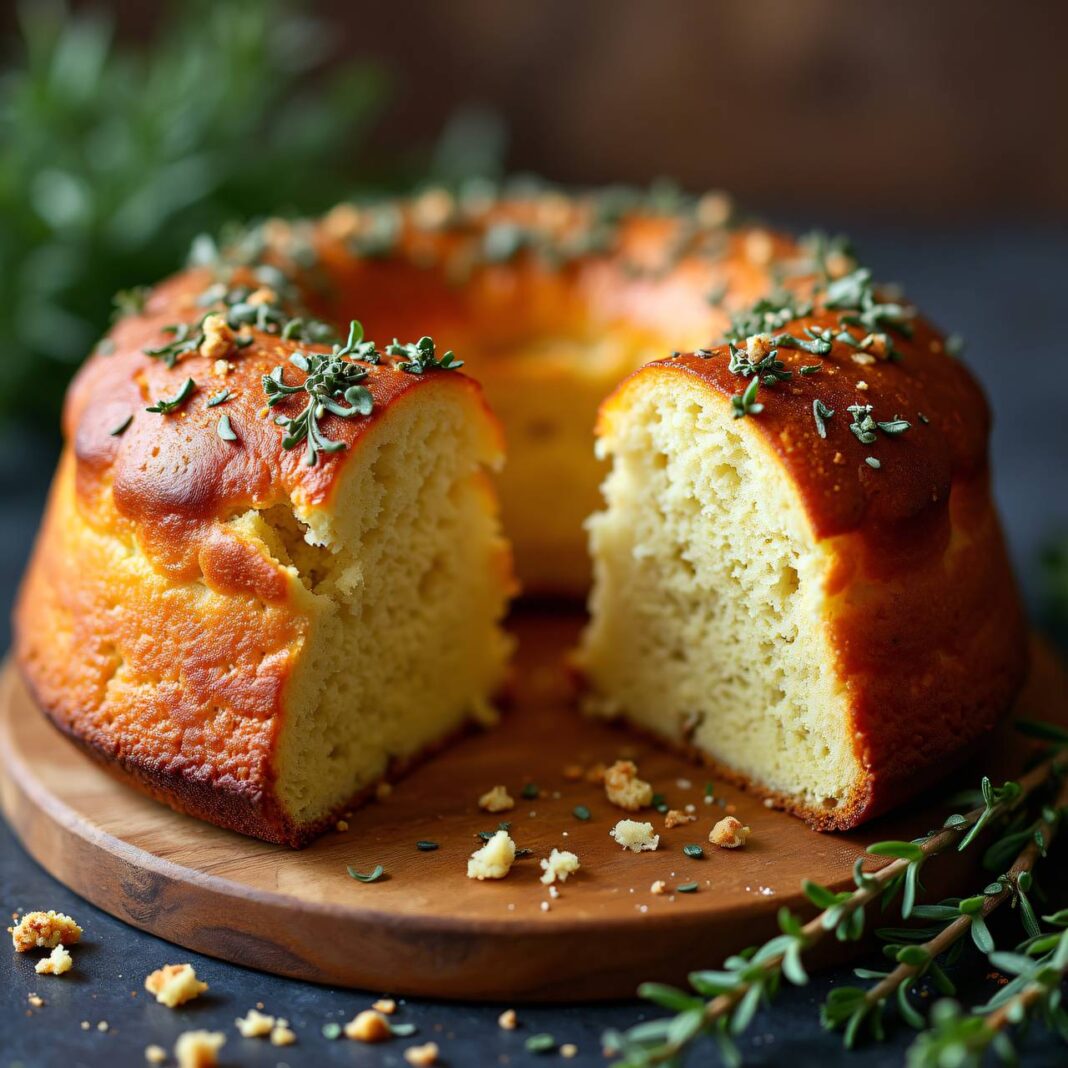 Pikanter Thymian-Gugelhopf Rezept Pikanter Thymian-Gugelhopf Rezept