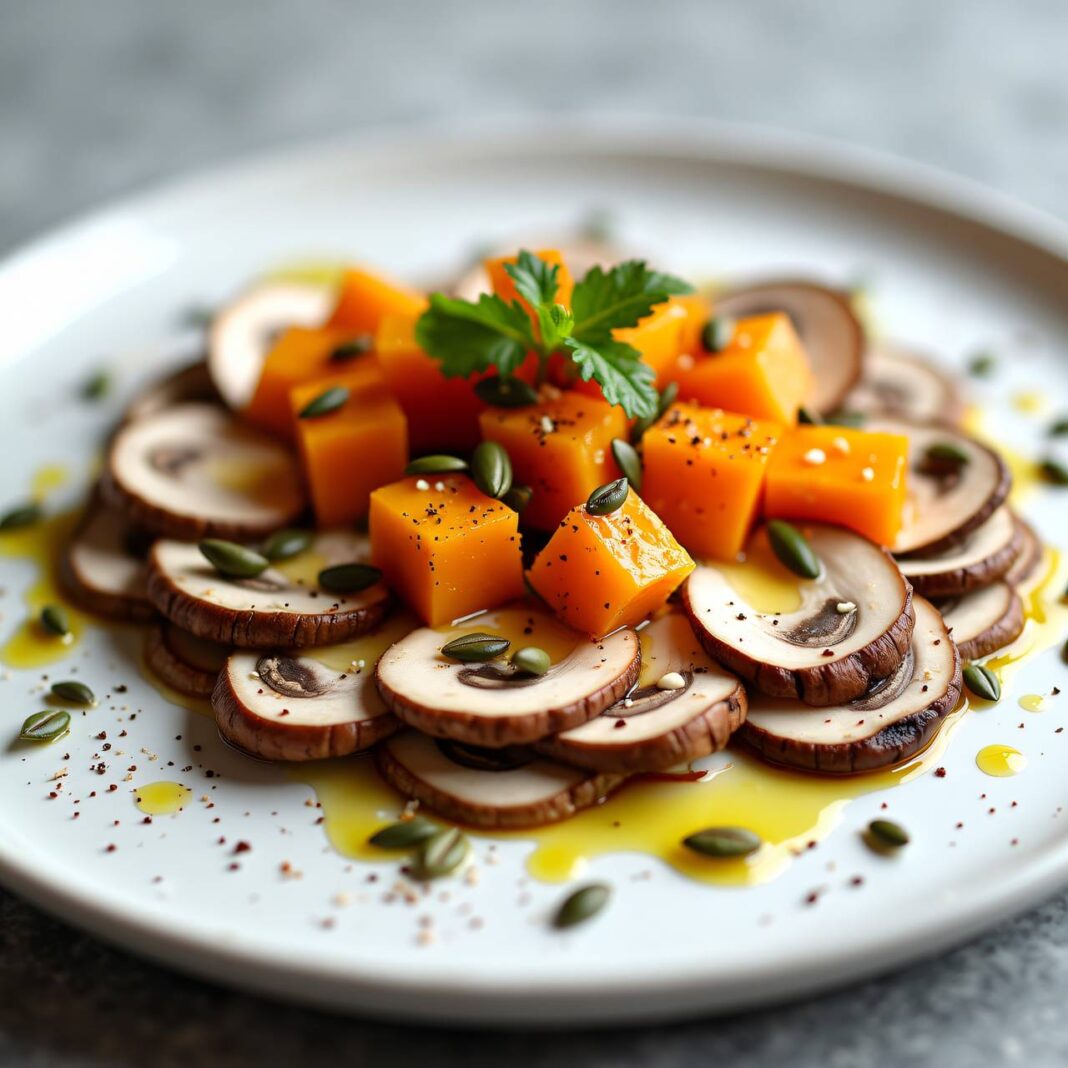 Pilz-Carpaccio Rezept Pilz-Carpaccio Rezept