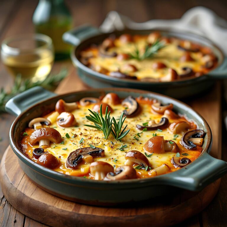 Pilz-Gratin Rezept