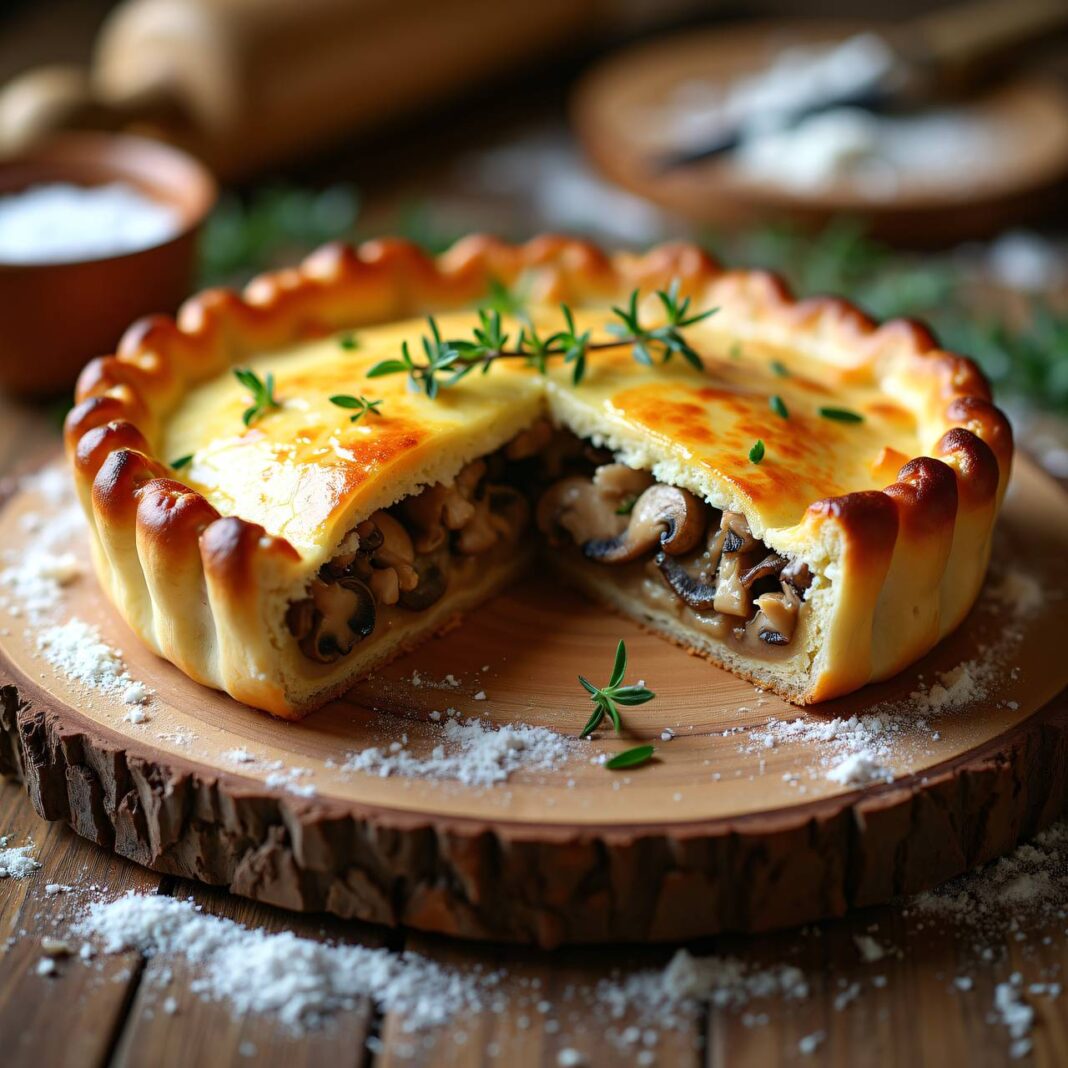 Pilz-Pie Rezept Pilz-Pie Rezept