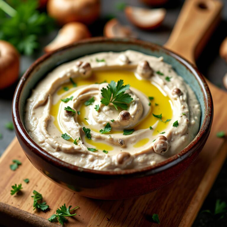 Pilz-Sauce (für Fondue oder Dip) Rezept