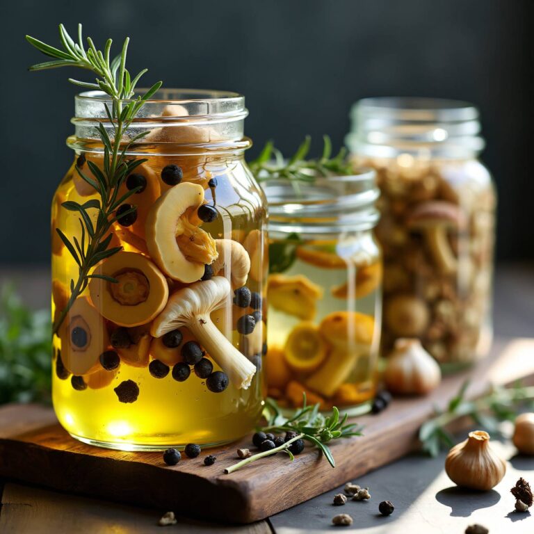 Pilze in Öl oder Essig Rezept