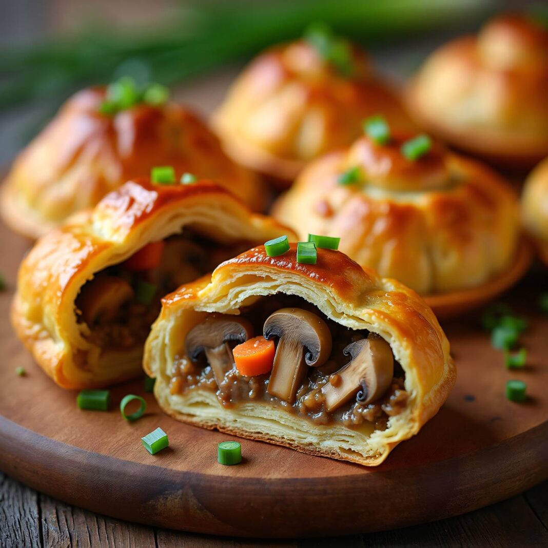 Pilzpastetchen Rezept Pilzpastetchen Rezept