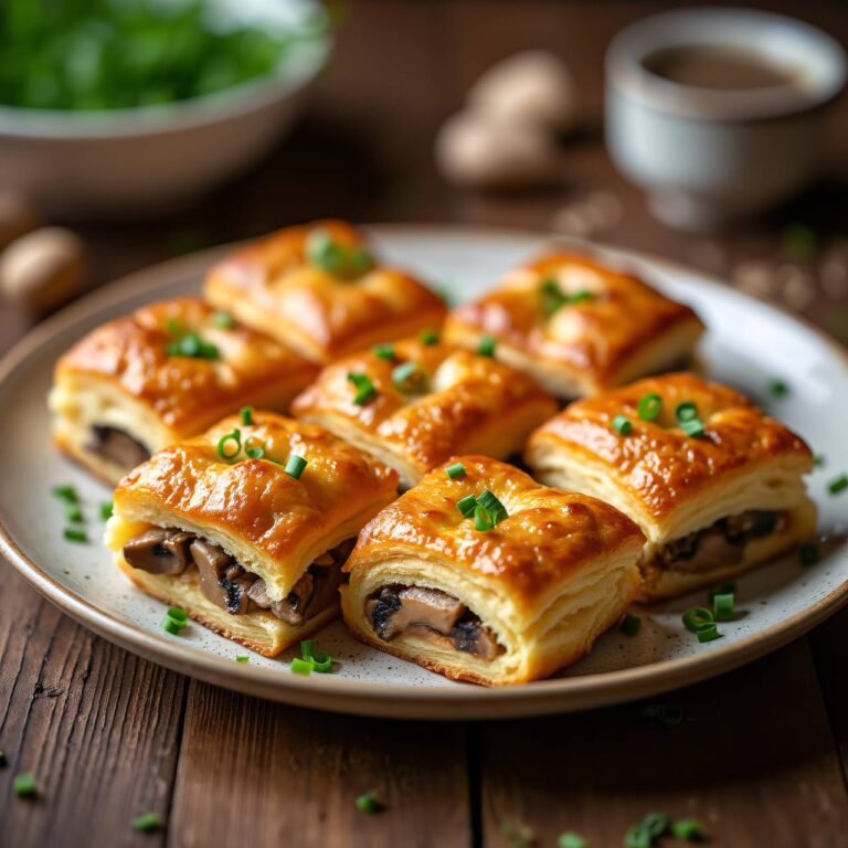 Pilzpfannkuchen Rezept