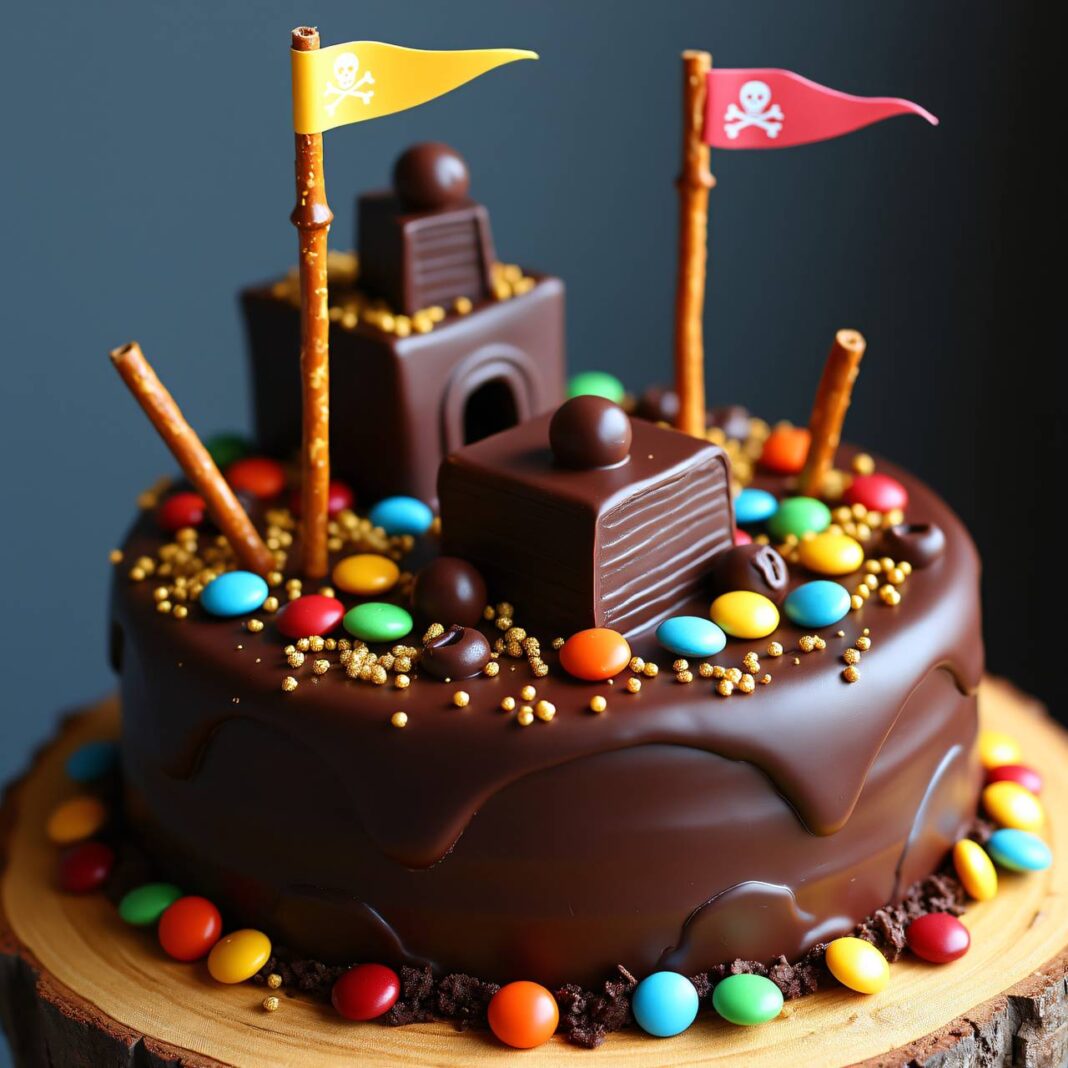 Piratenschiff-Kuchen Rezept Piratenschiff-Kuchen Rezept