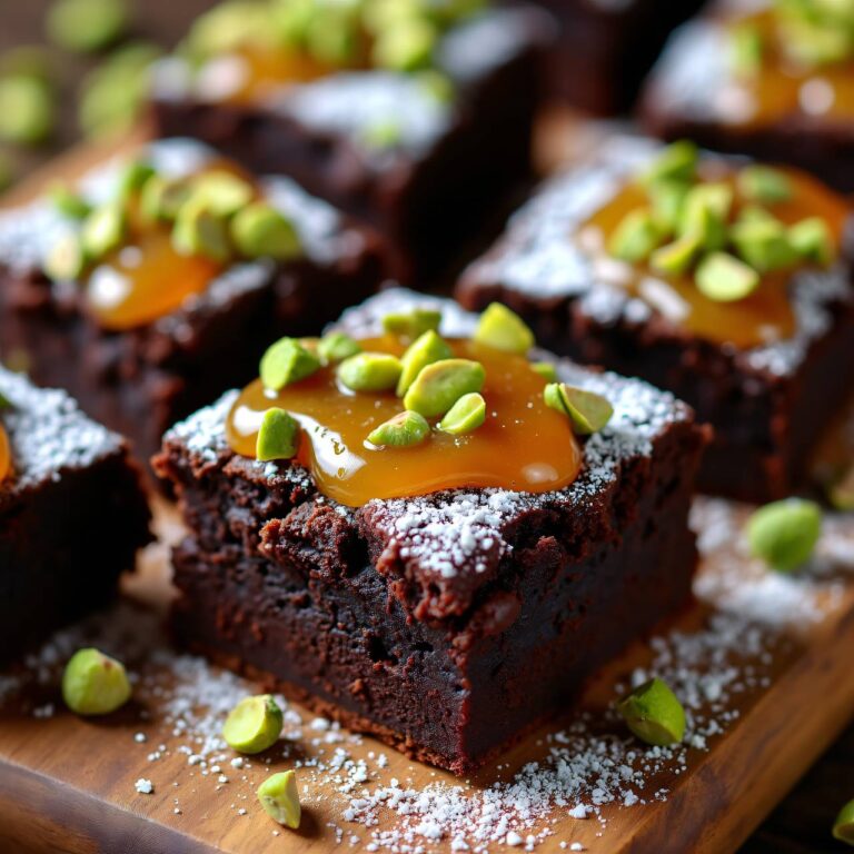 Pistazien-Brownies Rezept