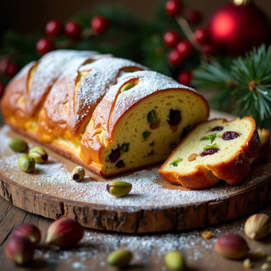 Pistazien-Stollen Rezept Pistazien-Stollen Rezept