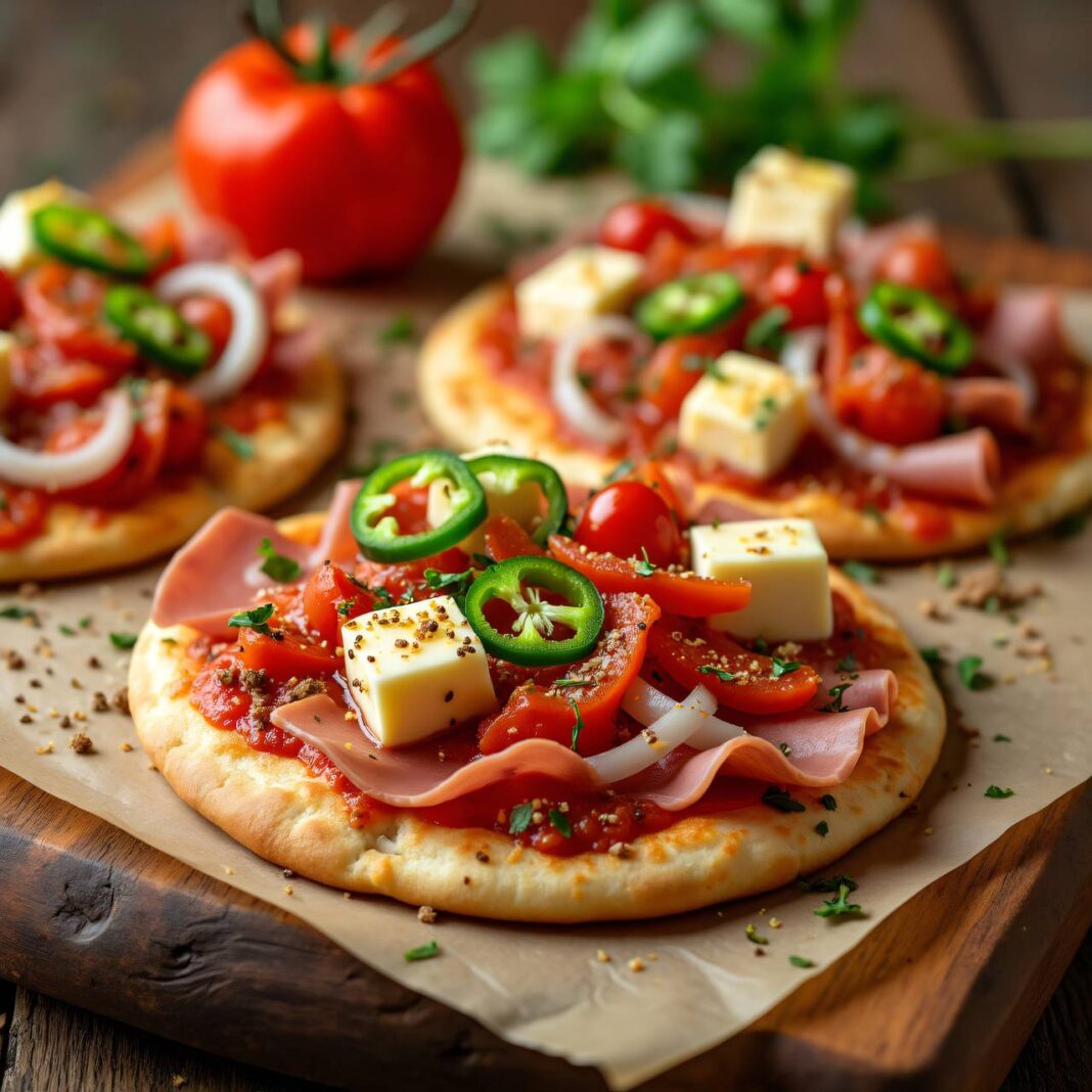 Pizza-Pita Rezept Pizza-Pita Rezept