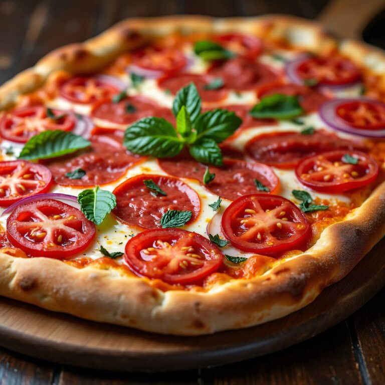 Pizza Salami Rezept