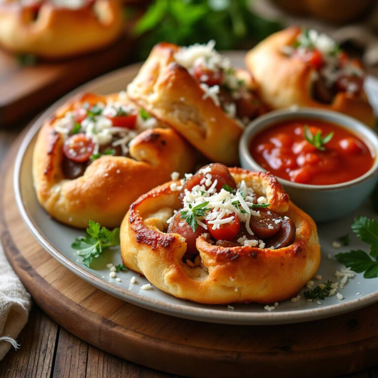 Pizzabrötchen gefüllt Rezept