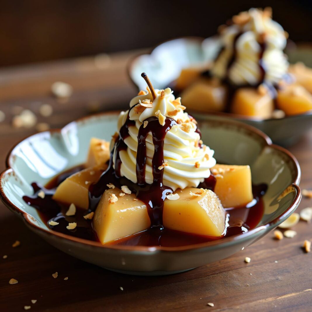 Poire belle Hélène Rezept Poire belle Hélène Rezept