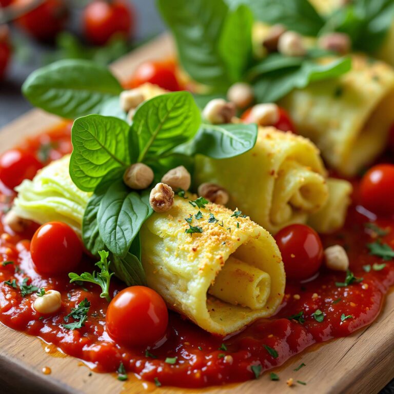 Polenta-Lattich-Päckli Rezept