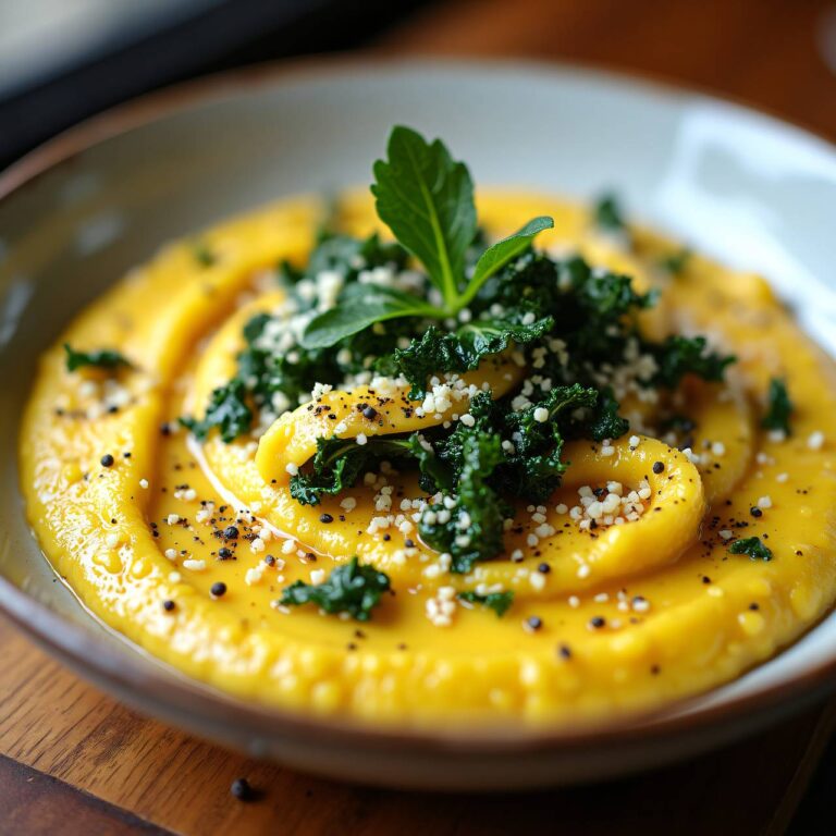 Polenta mit Kohl und Käse Rezept