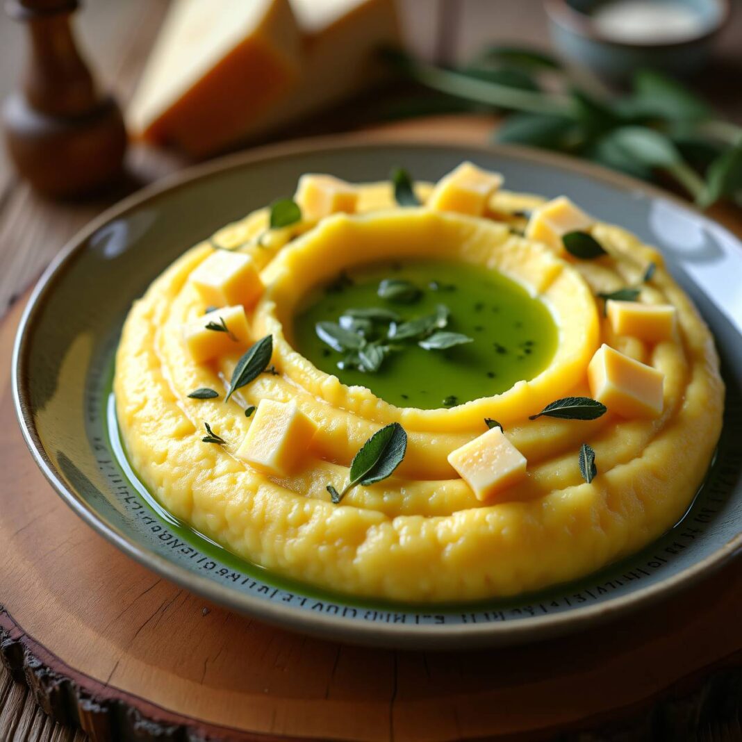 Polenta mit Salbei-Buttersauce Rezept Polenta mit Salbei-Buttersauce Rezept