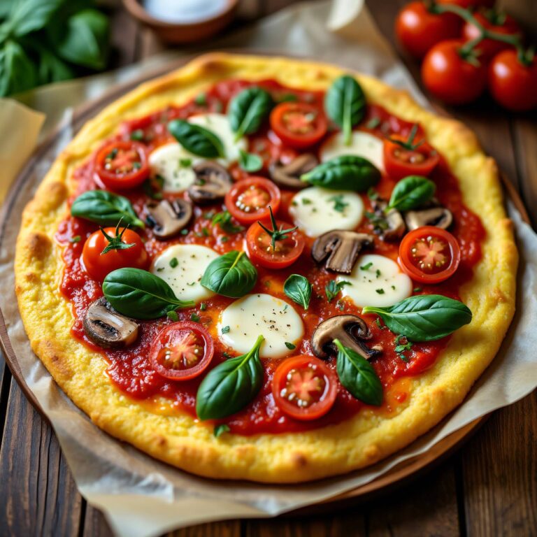Polenta-Pizza Rezept