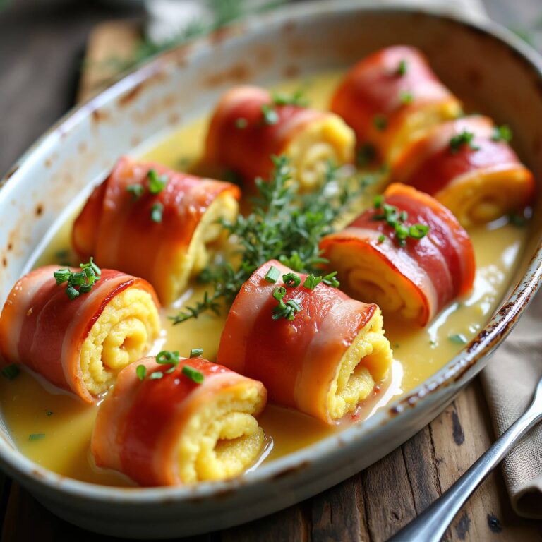 Polenta-Schinken-Rollen Rezept