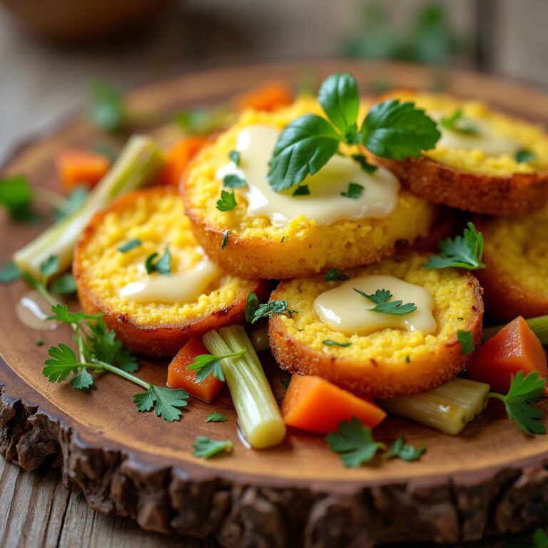 Polenta-Schnitten mit Gemüse Rezept