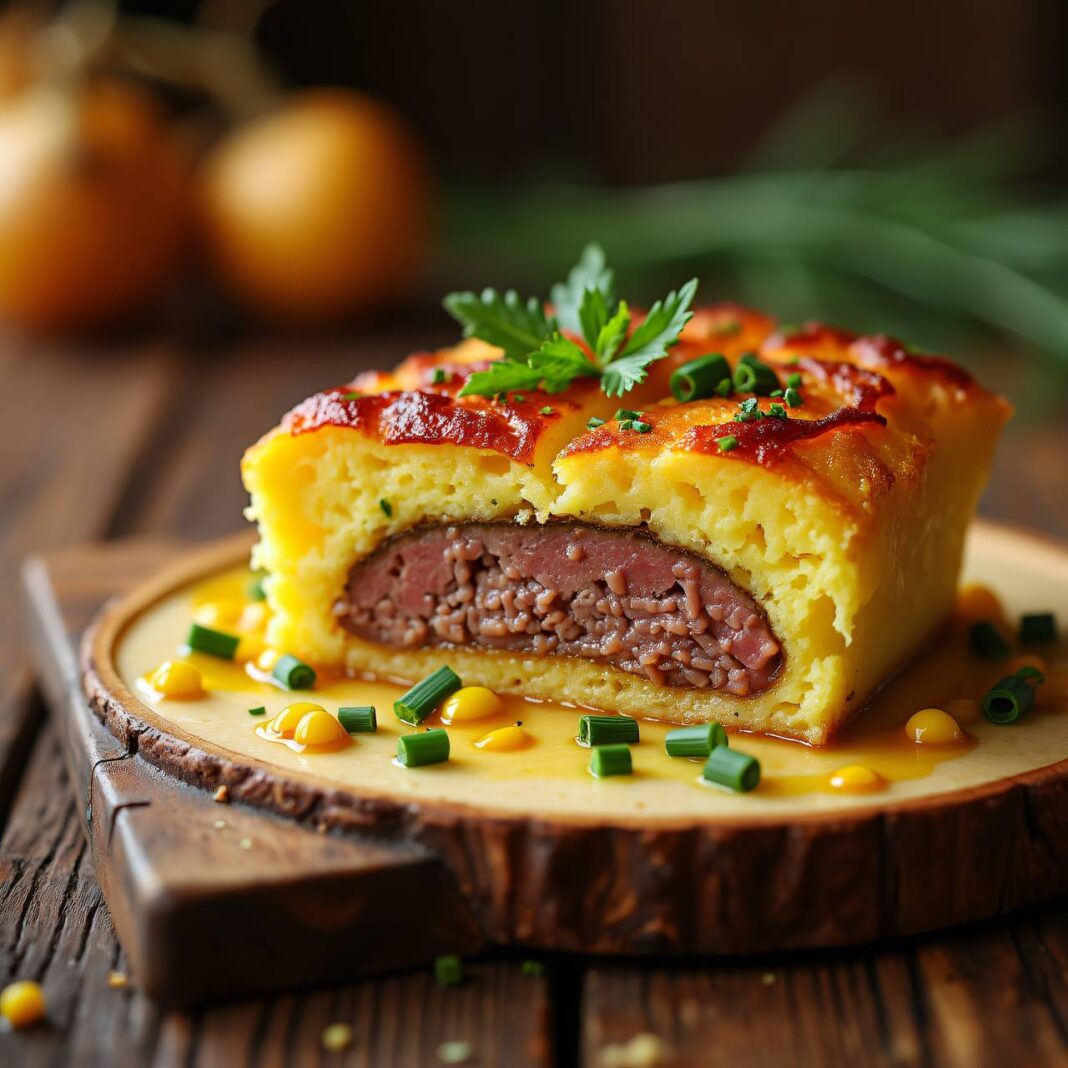 Polenta-Speck-Hackbraten Rezept Polenta-Speck-Hackbraten Rezept