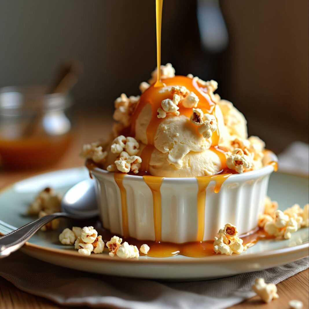 Popcorn-Eis Rezept Popcorn-Eis Rezept