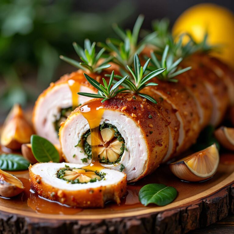 Porc au lait (gefülltes Schweinefilet) Rezept
