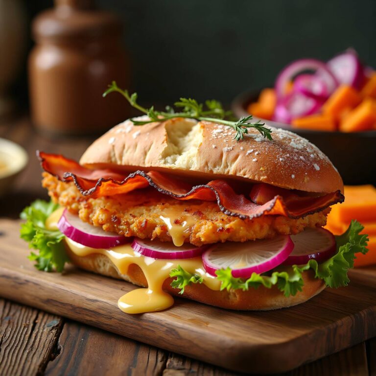 Pork Sandwich mit gepickeltem Gemüse Rezept