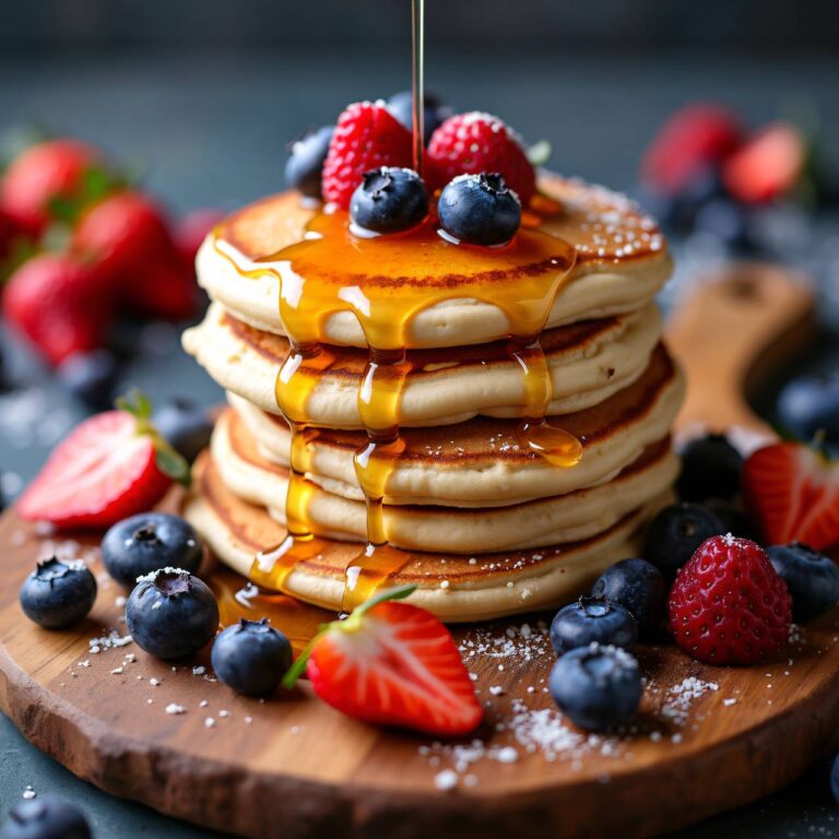 Protein-Pancakes mit Hüttenkäse Rezept