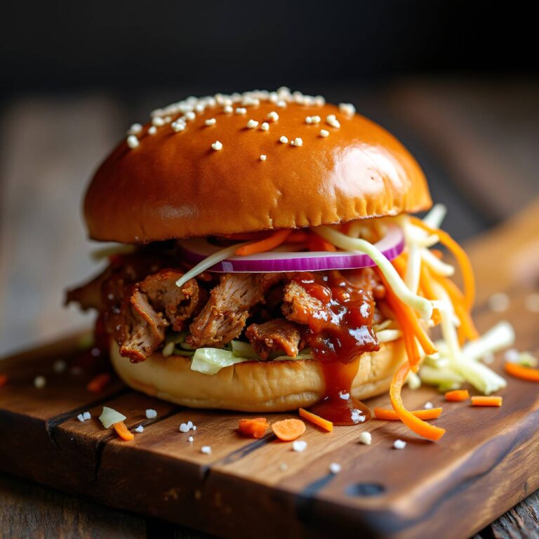 Pulled Pork Burger Rezept