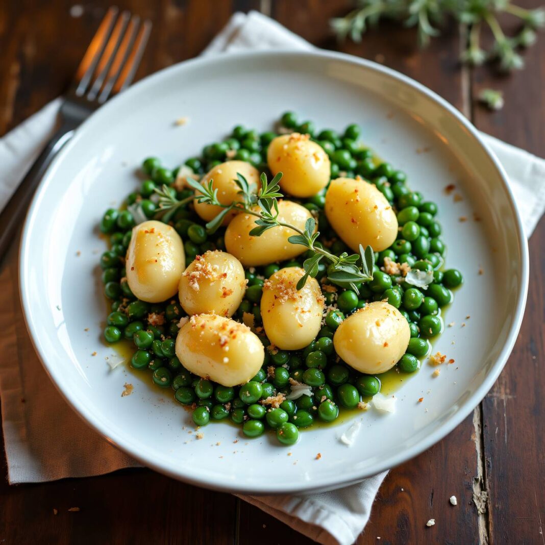 Quarkgnocchi auf Bohnen Rezept Quarkgnocchi auf Bohnen Rezept