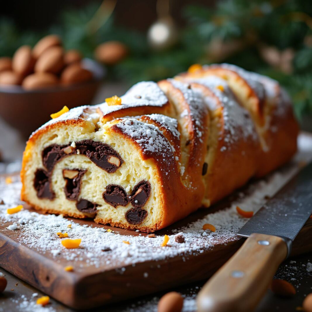 Quarkstollen mit Schokolade Rezept Quarkstollen mit Schokolade Rezept