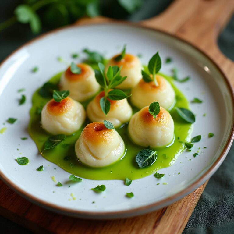 Quenelles vom Fisch an Sauerampfersauce Rezept