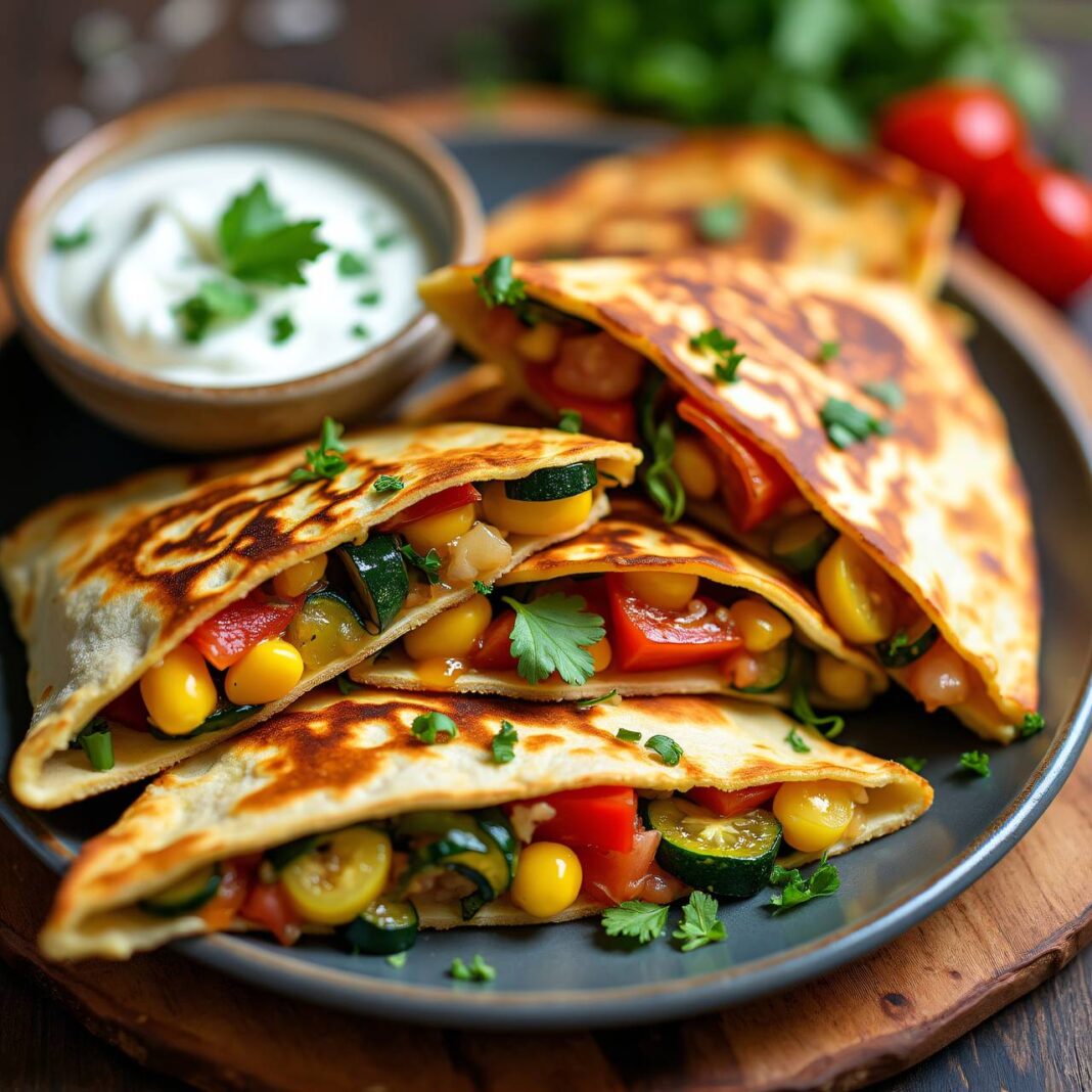 Quesadillas (vegetarisch) Rezept Quesadillas (vegetarisch) Rezept