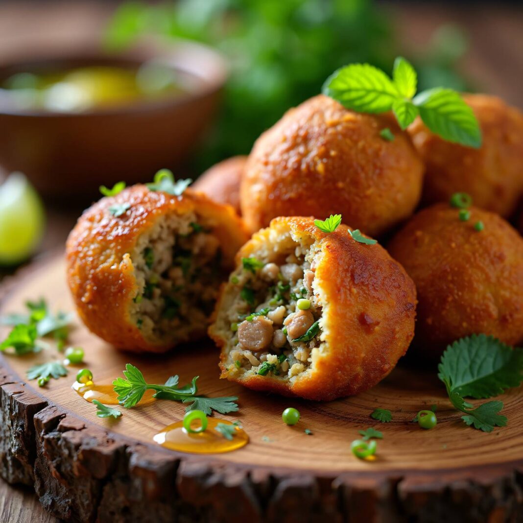 Quibe (Hackfleisch-Weizen-Bällchen) Rezept Quibe (Hackfleisch-Weizen-Bällchen) Rezept