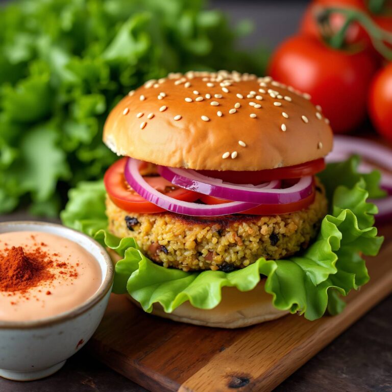 Quinoa-Bohnen-Burger Rezept